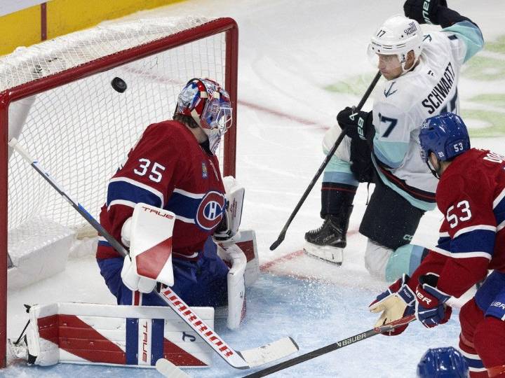 Stu Cowan: Habs' Montembeault hopes to gain bigger bang for the puck