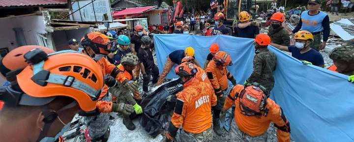Elevan a 72 la cifra de muertos por el sismo de magnitud 6,9 en Filipinas