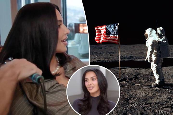 Kim Kardashian says 1969 moon landing was fake, didn't happen