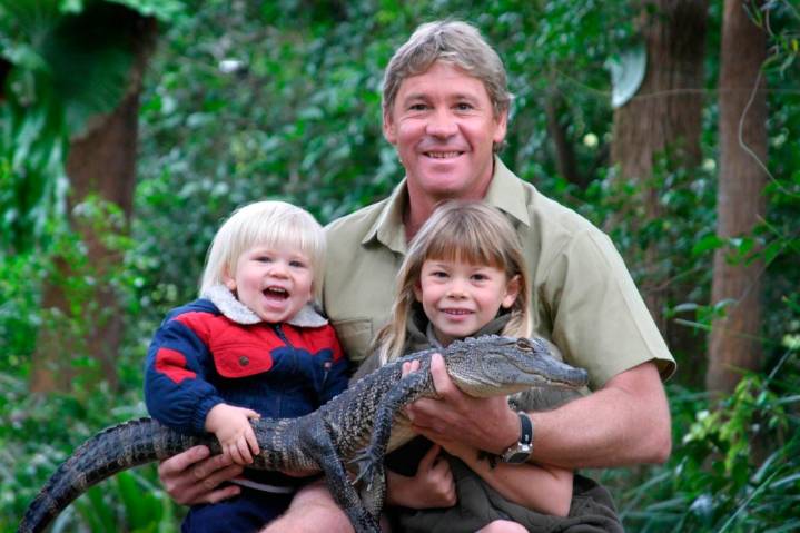 A Resurfaced Halloween Photo of Steve Irwin With Kids Bindi & Robert Show Their Love of Animals Runs Deep