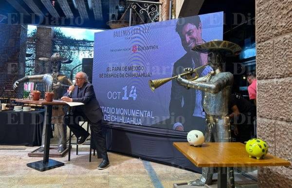 Todo listo para el concierto de ‘El papá de México’