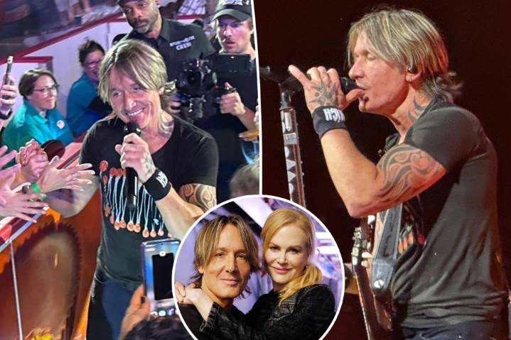Keith Urban ditches wedding ring for first performance after Nicole Kidman divorce news