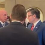 Arizona Sens. Mark Kelly and Ruben Gallego confront House Speaker Mike Johnson