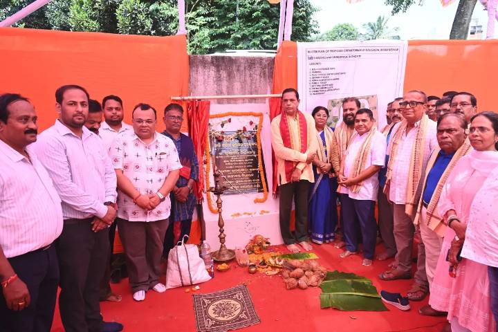 BDA To Redevelop 2 Major Crematoriums In Bhubaneswar; Foundation Laid