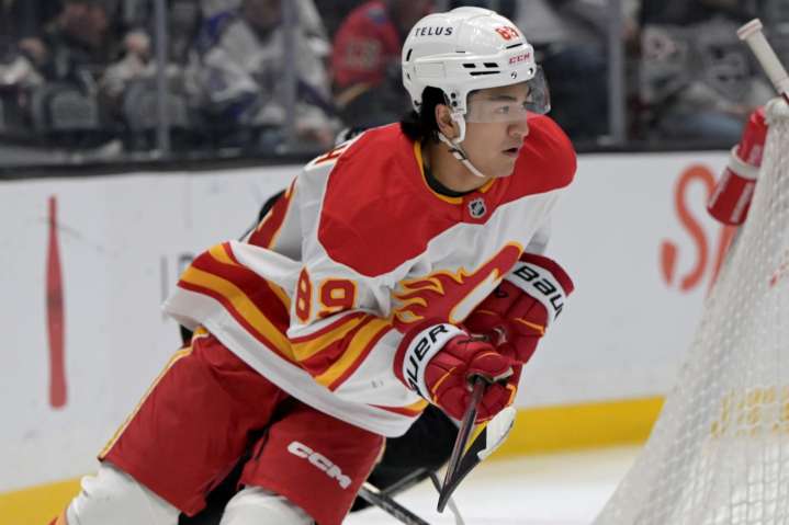 Calgary Flames defenceman Parekh has changed his jersey number