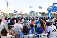 A días de votar, la capacitación de la BUP llegó al barrio Fray Salvador Gurrieri