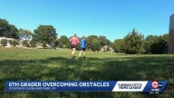 ‘Just keep going’: Middle schooler who is blind chases cross country goals