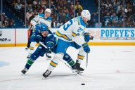 St. Louis Blues Sitting Young Defenceman