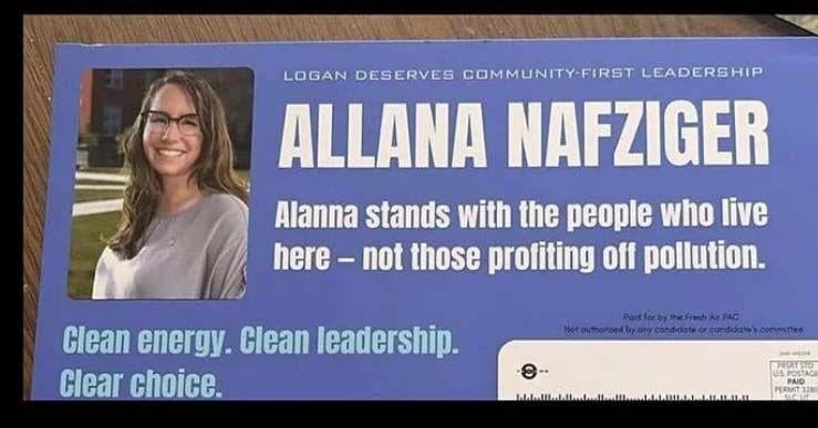 Logan mayoral candidate denies involvement with controversial mailer attacking rival
