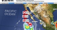 Priscilla weakens to tropical storm off Mexico's Pacific coast. Maps show forecast path.