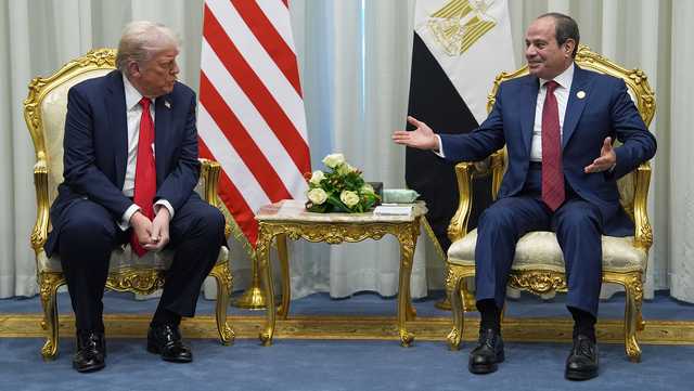 Trump arrives in Egypt for Gaza summit after urging Israel to seize a chance for peace