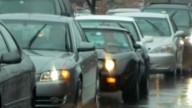 Colisión múltiple de cinco coches en la M-40, a la altura de Sanchinarro