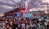 Banderazos en Santa Rosa por el Día de la Lealtad