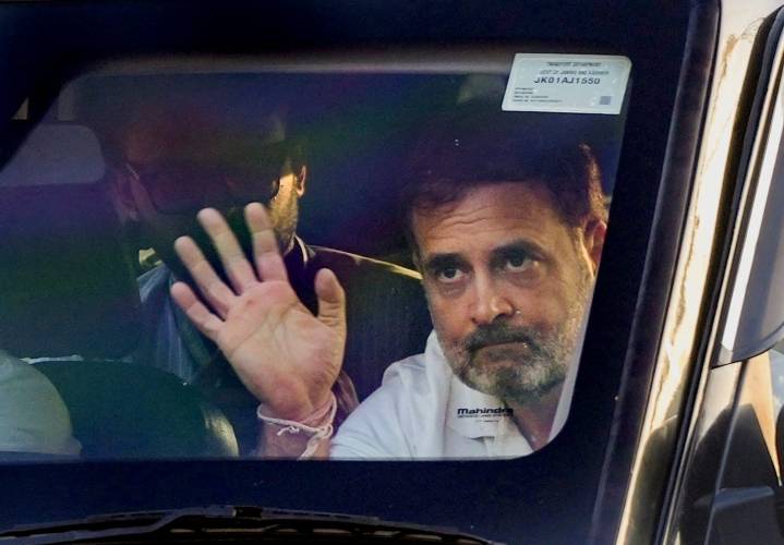 Rahul Gandhi Flags ‘Attack on Democracy’ in Colombia