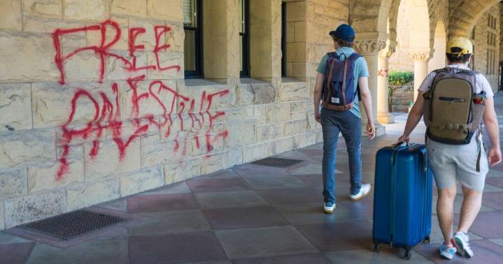Pro-Palestinian demonstrators who occupied Stanford building are arraigned