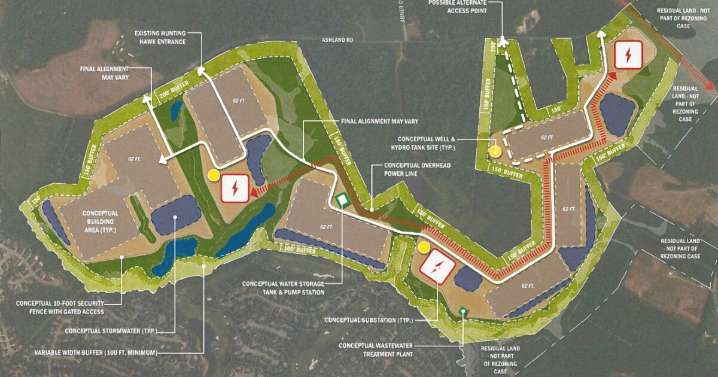 Community meeting tonight related to 400-acre data center campus plan near Wyndham