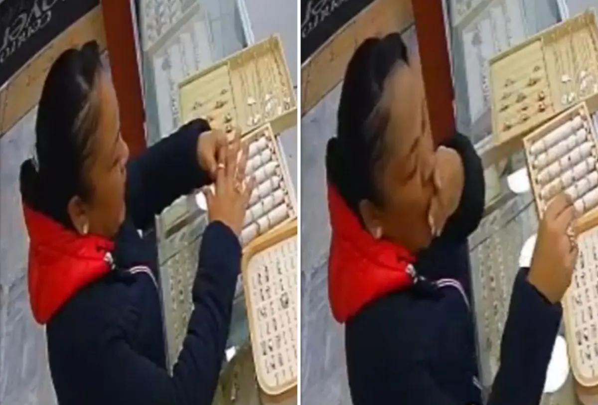 #DoñaRata: Mujer se traga un anillo para robarlo en joyería de Toluca