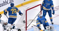 Photos: Blues give up four goals early to the Utah Mammoth, lose 7