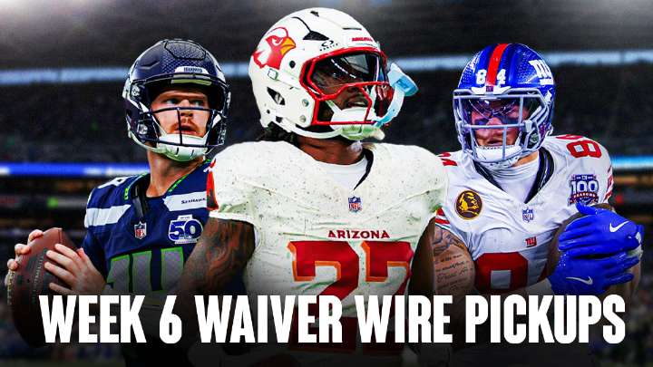 Fantasy Football: Top 10 waiver wire pickups for Week 6 (2025)