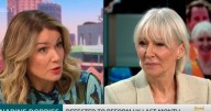 Susanna Reid and Reform's Nadine Dorries clash live on Good Morning Britain