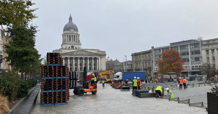Nottingham Winter Wonderland 2025 works begin as event less than a month away