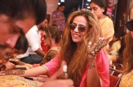 Market abuzz with festive spirit as women line up for bangles, henna