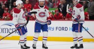 Canadiens score three first-period goals to spoil Red Wings' season opener, 5
