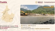 Quedan cinco comunidades por restablecer la comunicación en Puebla: SICT