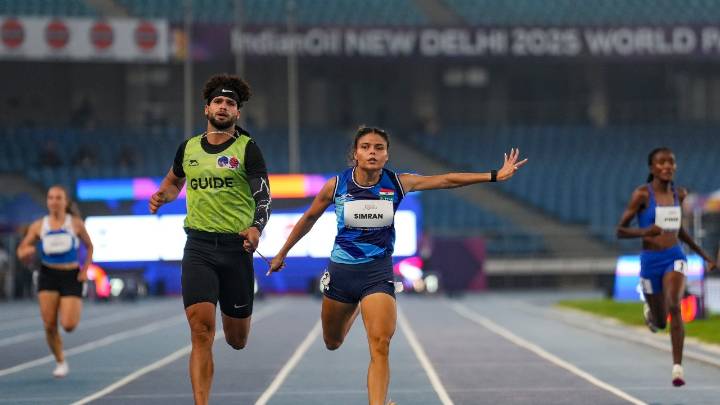 Watch: Simran Sharma wins 100m gold, Nishad Kumar leaps to glory in New Delhi