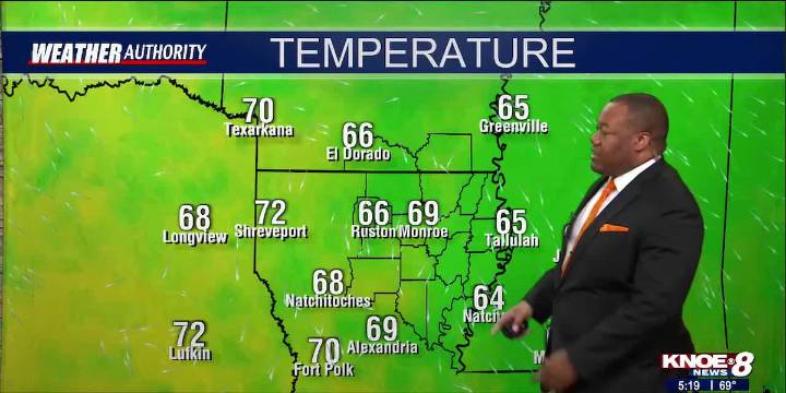 KNOE Friday Evening Forecast: Pleasant Halloween Weather
