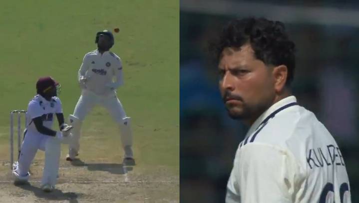 Video: Kuldeep Yadav Furious, Abuses Dhruv Jurel As Keeper-Batter Fails To Go For Catch On Day 3 Of IND vs WI 2nd Test