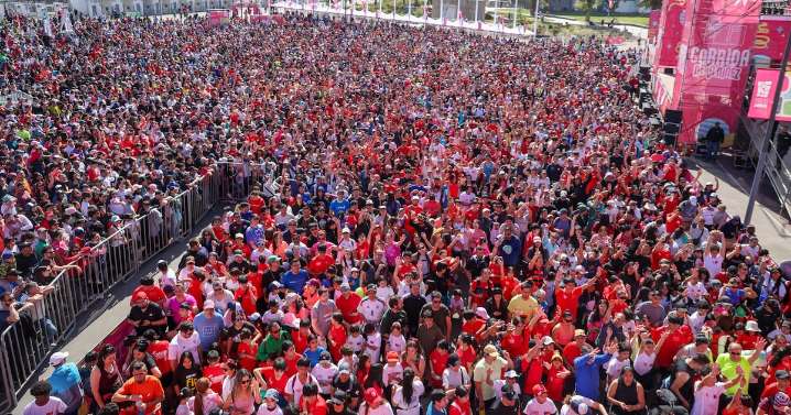 Más de 10 mil personas participaron en la Corrida de la Niñez en el Parque Estadio Nacional