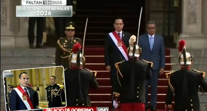 José Jerí llega a Palacio de Gobierno en su primer día como presidente del Perú 