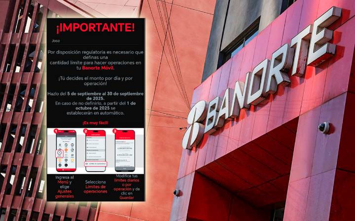 Banorte explica mensaje enviado a usuarios sobre el MTU