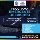 Atenderá Municipio con bacheo nueve zonas