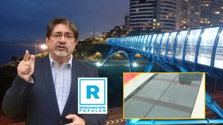 Municipalidad de Miraflores niega fallas estructurales en el Puente de la Paz, tras video viral [VIDEO]
