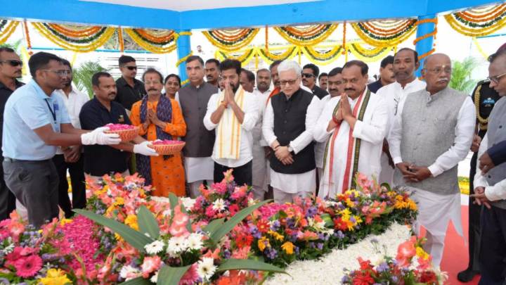 CM Revanth Pay Homage To Mahatma Gandhi On Birth Anniversary