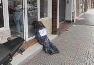 El maniquí que generó bronca en barrio Sur: ¿marketing o violencia?