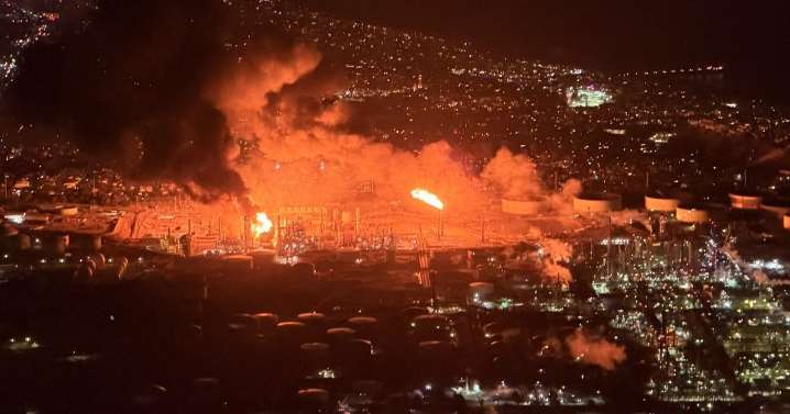 Estalla un incendio en una refinería de Chevron en California