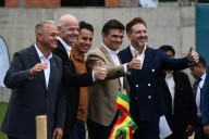 “Vamos a tener un Mundial aquí”: Gianni Infantino le promete al presidente de Bolivia traer una Copa del Mundo a su país