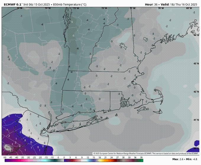 Still breezy, cooler Thursday