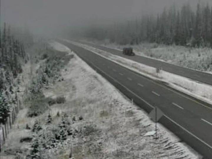 Snow expected on two B.C. Interior highways over Thanksgiving weekend