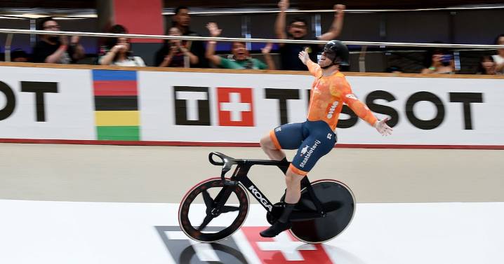 Harrie Lavreysen culmina su histórica faena en Santiago con su vigésimo oro en el cierre del Mundial de Ciclismo de Pista