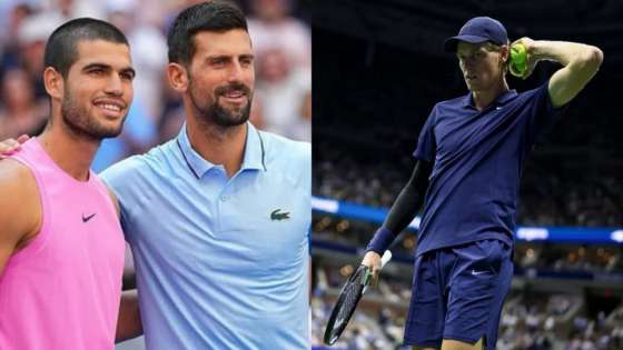 Jannik Sinner Branded “Frail” After Harsh Comparison With Carlos Alcaraz and Novak Djokovic
