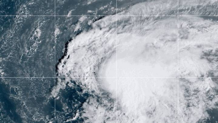 Tropical Storm Lorenzo gets slightly stronger in the Atlantic Ocean but isn't threatening land