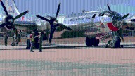 WWII era aircraft B-29 DOC and P-51 Gunfighter visit Bay County