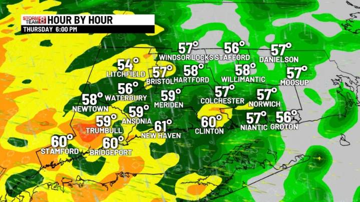Spotty light rain through Thursday morning. Heavy rain & windy Thursday afternoon & evening!