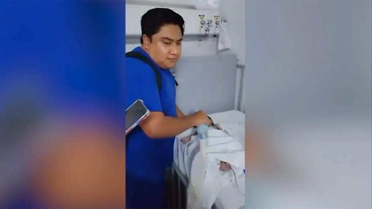 Salvan vida de recién nacida en La Ceiba tras inundación en hospital rural