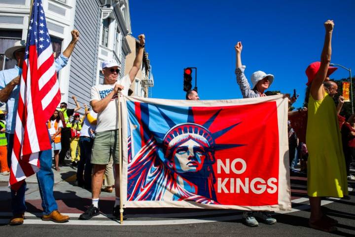 ‘No Kings’ demonstrations span all 50 states and around the world