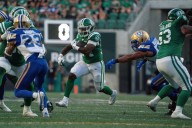 Roughriders make wholesale changes for game against Blue Bombers after clinching West Final